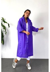 Resim Yağmurluk Unisex Mrc 881 - Mor-7431 - Mor 