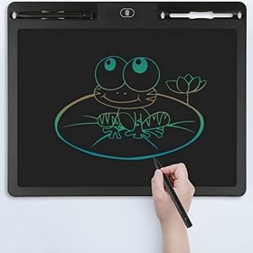 Resim LCD yazma tablet çizim boyama tahtası 16 inç yazı tahtası kaligrafi elektronik yeniden kullanılabilir dijital grafik Tablet pedi renkli ekran el yazısı eğitim aracı çocuk öğrenci için 