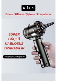 Resim St-6659 Plus 16000pa Yüksek Emiş Üfleme Güçlü Kablosuz Süpürge 