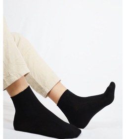 Resim Kral Socks Erkek Bambu Çorap Patik Düz Desen 5 Çift Kutulu Dikişsiz Dokuma Parfümlü Kısa Çorap Asorti 