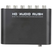 Resim Tenfowee 5.1 Kanal Ses Çözücü: Dts/dolby Ac-3 Destekli, Fiber/koaksiyel'den Rca'ya Dönüştürücü, Usb Ve Çoklu Giriş/çıkış Portları Diğer 