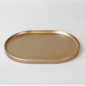 Resim Victoria Oval Tepsi Büyük Vizon 