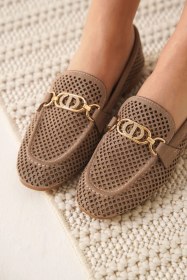 Resim Kocadal Kocadal Sally Kadın Süet Vizon Günlük Ayakkabı Muhtelif 