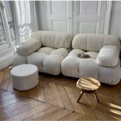 Resim S Home Design Concept Bellini 2 Modül Modüler Koltuk / Kanepe, Teddy, Beyaz 