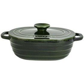 Resim Lava Döküm Oval Tencere Döküm Demir Kapak Experience Majolik Serisi Ölçü 24x33cm 001 