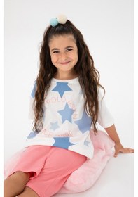 Resim U.s. Polo Assn. Kız Çocuk Krem Pijama Takım 50315466-vr071 KREM 