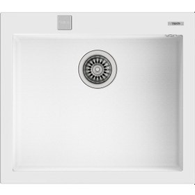 Resim Teka Forsquare 50.40 Tg Tek Hazneli Tegranite + Eviye - Arctic White - 115230009 