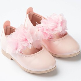 Resim Banamio Adria Çiçek Detaylı Kız Çocuk Ayakkabı 