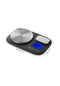 Resim Xuweiwei Kesin K500h Dijital Mutfak Terazisi 1g Hassasiyet Paslanmaz Celik Lcd Ekran Tara Fonksiyonu - 