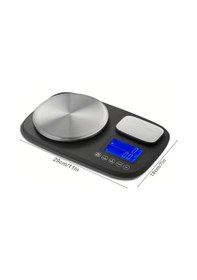 Resim Xuweiwei Kesin K500h Dijital Mutfak Terazisi 1g Hassasiyet Paslanmaz Celik Lcd Ekran Tara Fonksiyonu - 