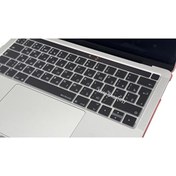 Resim MacBook Pro A1706 A1989 A2159 A1707 A1990 Uyumlu Rusça Harf Baskılı Siyah Klavye Kılıfı McStorey