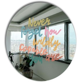 Resim Yuvarlak Ayna, Pinterest Ayna, Renkli Duvar Dekoru, Pinterest Oda Dekoru, Kırılmaz Dekorafif Ayna 