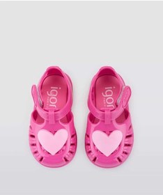 Resim İgor Tobby Gloss Love Bebek Çocuk Sandalet S10310-007 Fuşya 