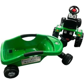 Resim NW NessiWorld Power Pedallı Big Trolley Traktör 07-320 