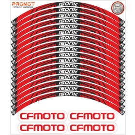 Resim PROMOT Motorsiklet Aksesuar Jant Kaplama Sticker CF MOTO NK 150 JANT ŞERİDİ 2 