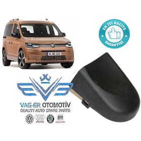Resim Vw Caddy 2015-2020 Arası Arka Sol Dış Kapı Kolu Kapağı Bademi 