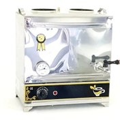 Resim Sever Çelik Çift Demlikli Elektrikli 23 L Çay Kazanı Inox 