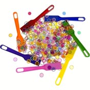 Resim 1 Manyetik Çubuk + 100 Rastgele Renkli Manyetik Disk (Bingo Oyunu Malzemeleri), Büyük Grup Oyunu Manyetik Diskleri, Aile Oyun Gece, Sayma ve Sıralama, Bingo Disk Seti 