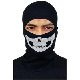 Resim Belifanti Collection Unisex Siyah Kurukafa Termal Kar Maskesi İskelet Maske Beden Tek Siyah 