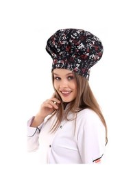 Resim Çin Yazısı Desenli Aşçı Mantar Şapka - Unisex-Standart-Tek Parça 