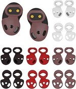 Resim Rqker Galaxy Buds Live SM-R180 ile Uyumlu Kulaklıklı Kılıflar, 8 Çift S/L Boyutunda Yumuşak Silikon Yedek Kulak Uçları Kapakları Galaxy Buds Live ile Uyumlu Kulaklıklar, 8 Çift 4 Renk 