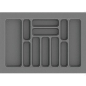 Resim Çekmece İçi Kaşıklık Ve Kepçelik Düzenleyici Gri 69x49 Cm 62x40 Cm Kadar Kesilebilir Grı 