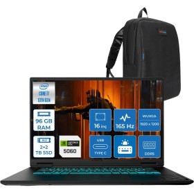 Resim Gıgabyte Gamıng A16CVH Intel® Core™ I7-13620H Ddr5 96GB 2tb Ssd+2tb 16INÇ 8GB/RTX5060 IPS Wuxga (1920X1200) 165Hz, 300NITS Freedos Gaming Laptop WA16CVHF46+ZETTAÇANTA 