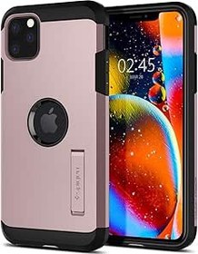 Resim Spigen Apple iPhone 11 Pro Max Kılıf Tough Armor Rose Gold - 075CS27144 