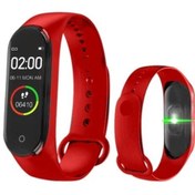 Resim pazariz M4 Band Akıllı Saat Özellikli Akıllı Bileklik M4band Kırmızı 