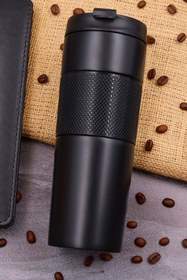 Resim Trendmiya French Press Özellikli 450ML Çelik Termos 
