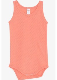 Resim Breeze Erkek Bebek Çıtçıtlı Atlet Zıbın Body Jakarlı 9 Ay-3 Yaş, Mercan Mercan 