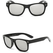 Resim Profisher 2017 Moda Çocuk Güneş Gözlüğü Uv 400 Silver Mercury Lens 