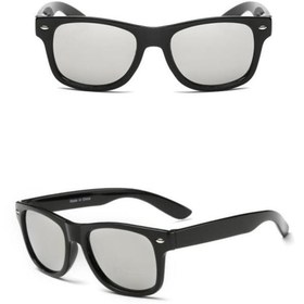 Resim Profisher 2017 Moda Çocuk Güneş Gözlüğü Uv 400 Silver Mercury Lens 