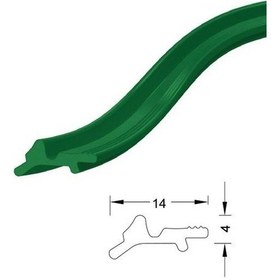 Resim Contacall Cnc Tezgah Körük Sıyırıcı Fitili Cnc Contası 25 Metre Mavi 