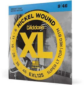 Resim AyrStore Daddario Exl125 Elektro Gitar Tel Seti, Xl, 9-46, Super Light Top/ 