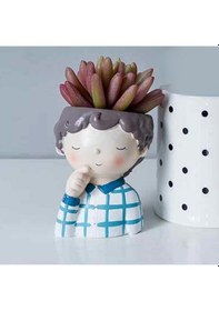 Resim Beton Saksı Silikon Kalıp - 172 