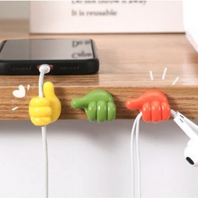 Resim caraks Kablo Tutucu başparmak duvar kablo yönetimi organizatör yapışma model beyaz renk 4 adet - caraks 