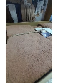 Resim Bellisima Çift Kişilik Yatak Örtüsü Commoncer Kahve Diğer 