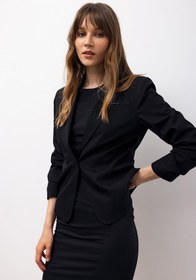 Resim Klasik Tek Düğmeli Blazer - Siyah C4210 - Black / 40 