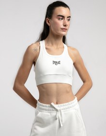 Resim Ever Essentials Beyaz Kadın Pamuk Sporcu Sütyeni - Beyaz / S 