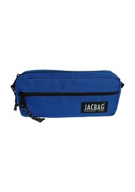 Resim Jacbag Çift Fermuarlı Saks Mavi Erkek Çocuk Kalem Kutusu Çok Renkli 