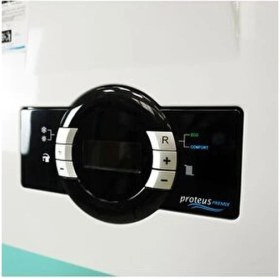 Resim E.C.A Eca Proteus Premix 28 Kw Yoğuşmalı Kombi Baca Tipi Isıtma Tekniği ile Yüksek Kapasite 