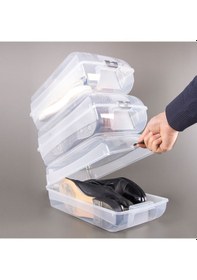 Resim 24'lü Bay Ayakkabı Koruma Kutusu Saklama Kutusu 