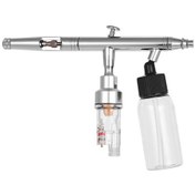 Resim Padalink Taşınabilir Çift Etkili 0.35mm Nozullu Yüksek Hassasiyetli Hava Fırçası Seti - Model, Oto, Kek Dekorasyonu İçin 