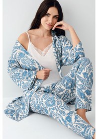 Resim Pierre Cardin Kadın Beyaz Sabahlık 5274-48564 Beyaz 