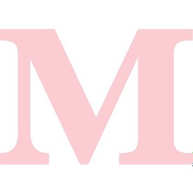 Resim Karton Harf Banner Pembe M 