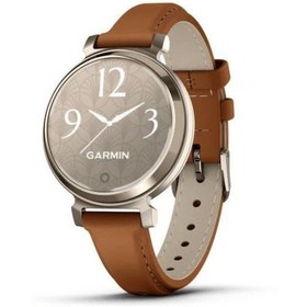 Resim Garmin Lily 2 Klasik Fitness Akıllı Saat Krem Altın ve Kahverengi Deri Kayış 