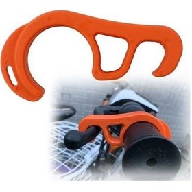 Resim Dancemonkey Parke Freni Kilit Kancası - Motosiklet/bisiklet Park Emniyet Tokası Turuncu 