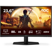 Resim AOC C24G42E 24" 180 Hz 0,5ms FreeSync HDR10 Fast VA Oyuncu Monitörü 
