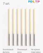 Resim Foil Tip Doğum Günü İçin Uzun Pasta Mumları, 7 Parça 151467302 Diğer 